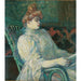 Reproductie van het schilderij Madame Marthe X - Bordeaux - Henri de Toulouse-Lautrec