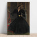 Reproduction of the painting Madame Sorolla (Clotilde García del Castillo, 1865-1929) in black - Joaquín Sorolla