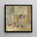 Madame Vuillard naait - Édouard Vuillard — ingelijst kunstwerk aan de muur