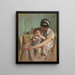Moeder en haar baby - Madeleine Carpentier — ingelijst kunstwerk aan de muur