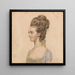 Mademoiselle Barbara Hill 1838 - John Smart — framed artwork on a wall