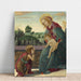 Reproductie van het schilderij Madonna en Kind met de jonge Sint-Jan Baptist - Sandro Botticelli