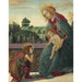 Reproductie van het schilderij Madonna en Kind met de jonge Sint-Jan Baptist - Sandro Botticelli
