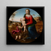 Reproductie van het schilderij Madonna en kind met de heilige Johannes de Doper kind - Giuliano Bugiardini