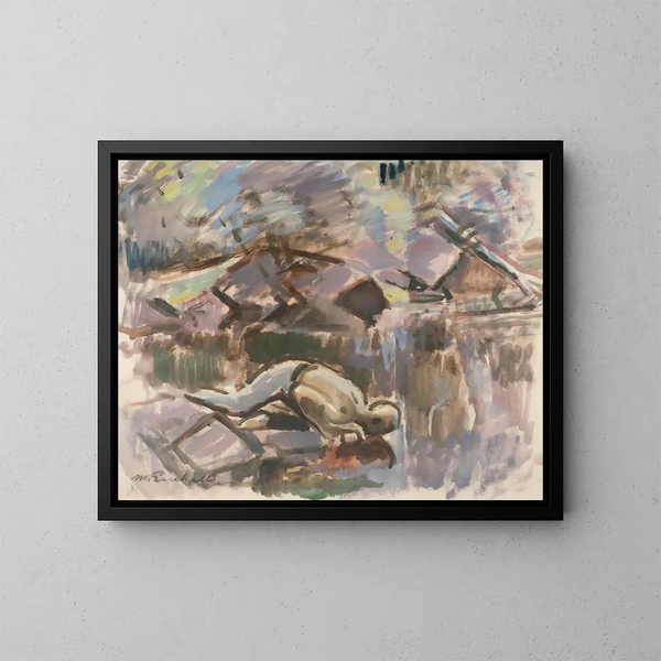 In de lente - Magnus Enckell — ingelijst kunstwerk aan de muur