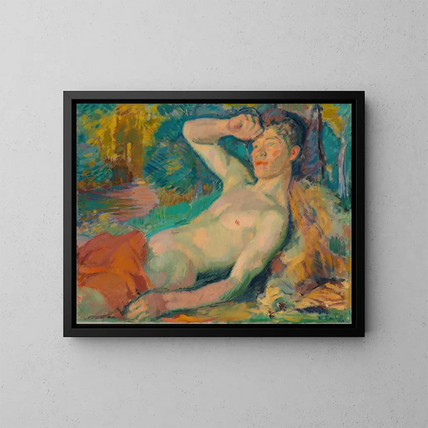 Faune s'éveillant - Magnus Enckell — ingelijst kunstwerk aan de muur