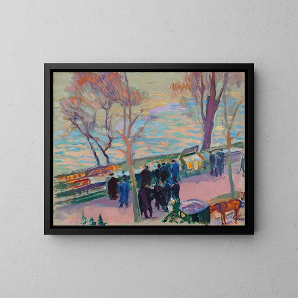 Bords de la Seine - Magnus Enckell — ingelijst kunstwerk aan de muur