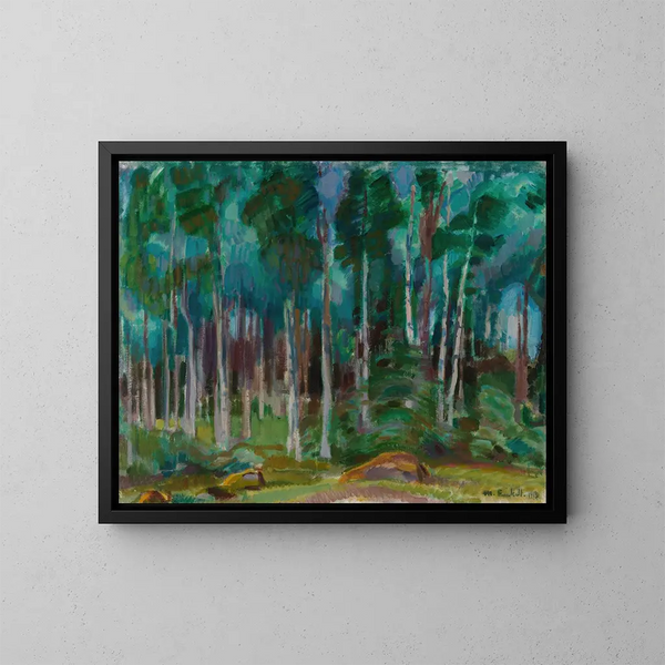 Bétulas à Vksy - Magnus Enckell — ingelijst kunstwerk aan de muur