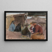 Vissers aan de rand van de zee - Magnus Enckell — ingelijst kunstwerk aan de muur