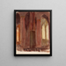 De kathedraal stort in - Magnus Enckell — ingelijst kunstwerk aan de muur