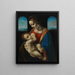 Kopie van Madonna Litta naar Leonardo da Vinci - Magnus Enckell — ingelijst kunstwerk aan de muur