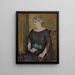 Portret van mevrouw Lydia Keirkner - Magnus Enckell — ingelijst kunstwerk aan de muur