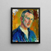 Zelfportret - Magnus Enckell — ingelijst kunstwerk aan de muur