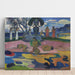 Reproductie van het schilderij Mahana no atua, Jour du seigneur - Paul Gauguin