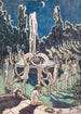 Une Composition Rythme de la Mer - Mainie Jellett — framed artwork on a wall