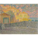 Reproductie van het schilderij Maisons au Soleil, Villefranche-sur-Mer - Henri Le Sidaner