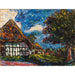 Huizen van Fehmarn - Ernst Ludwig Kirchner — gepresenteerd in een interieur