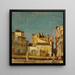 Houses in Venice by a canal - Gustav Schnleber — wall display of the artwork