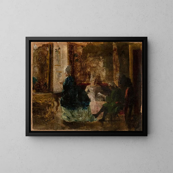 Costume Scene - Maksymilian Gierymski — framed artwork on a wall