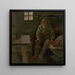 Ziekte - Milo Slovk — ingelijst kunstwerk aan de muur