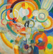 Mange de cochons - Robert Delaunay — weergave van het kunstwerk
