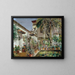 Premier atrium van het klooster Santa Paula in Sevilla - Manuel García y Rodríguez — ingelijst kunstwerk aan de muur