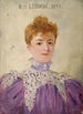 Jeanne Ludwig 1867-1898, sociétaire de la Comédie-Française - Marcel Baschet — ingelijst kunstwerk aan de muur