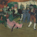 van Marcelle Lender dansant le boléro à Chilpric - Henri de Toulouse-Lautrec — gepresenteerd in een interieur