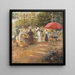 Bloemenmarkt - Ekaterina Sergeevna ZarudnajaKavos — ingelijst kunstwerk aan de muur