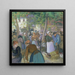Markt voor gevogelte in Gisors - Camille Pissarro — ingelijst kunstwerk aan de muur