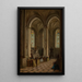 Binnenkant van de kathedraal Saint-Jean in Warschau - Marcin Zaleski — ingelijst kunstwerk aan de muur