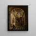 van het literaire kapel van de Sint-Jan kathedraal in Warschau - Marcin Zaleski — ingelijst kunstwerk aan de muur