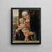 van het Madonna en Kind - Marco Basaiti — ingelijst kunstwerk aan de muur