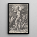 Sint-Michiel - Marco Dente — weergave van het kunstwerk