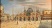 Venetië, uitzicht op het San Marcoplein - Marco Grubas — weergave van het kunstwerk