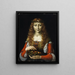 Meisje met kersen - Marco d'Oggiono — ingelijst kunstwerk aan de muur