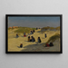 Hollandse landschapsschilderij - Marcus A Waterman — ingelijst kunstwerk aan de muur