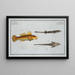 2 Cottus monopterigius 3 Gobius Plmieri - Marcus Elieser Bloch — framed artwork on a wall