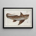 the monstrous Chimera La Chimère - Marcus Elieser Bloch — framed artwork on a wall