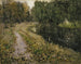 Herfst aan de rivierkant - Margaret Stoddart — weergave van het kunstwerk