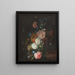 Bloemen - Margareta Haverman — ingelijst kunstwerk aan de muur