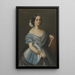 Julie Julia Mathilda Berwald echtgenote Kerhielm van Margrethelund 1822-1877 operazangeres - Maria Röhl — weergave van het kunstwerk