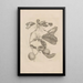 Dissertatio de generatione et metamorphoses des insectes surinamens Pl43 - Maria Sibylla Merian — ingelijst kunstwerk aan de muur