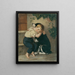Jongen met hond - Maria Theresia — ingelijst kunstwerk aan de muur