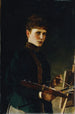 Autoportrait à l'atelier - Maria Wunsch — weergave van het kunstwerk