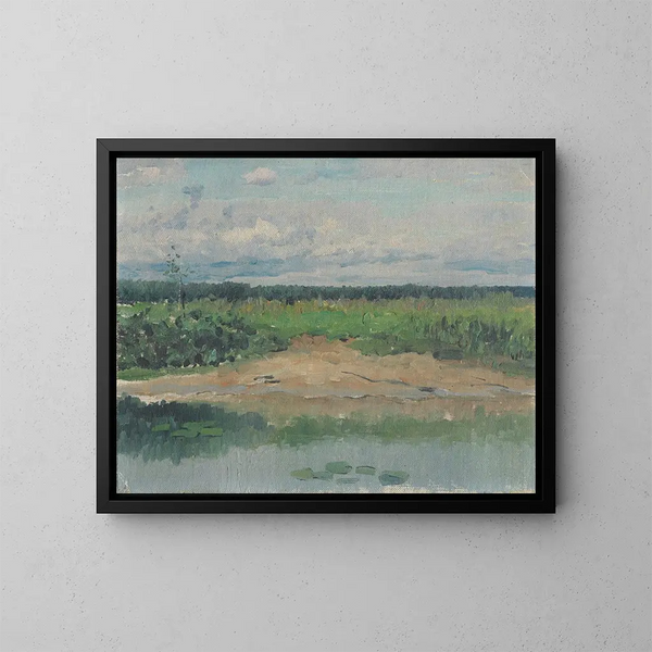 School of Fish - Maria Yakunchikova — framed artwork on a wall