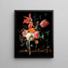 Natuurlijke stilleven met bloemen - Maria van Oosterwijck — ingelijst kunstwerk aan de muur