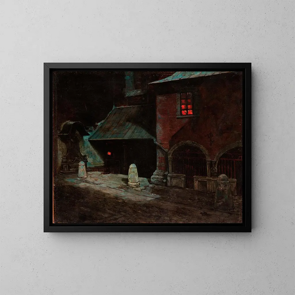 Église Sainte-Marie à Cracovie - Marian Wawrzeniecki — framed artwork on a wall