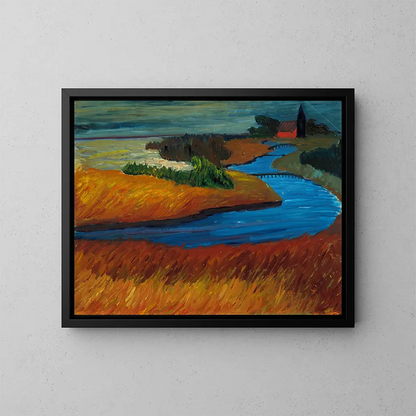 Prerowstrom - Marianne von Werefkin — framed artwork on a wall