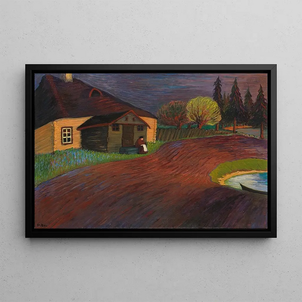 Souvenir - Marianne von Werefkin — framed artwork on a wall